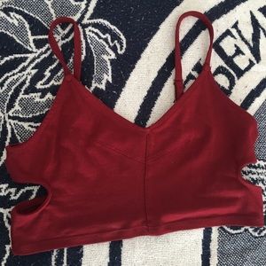 Red forever 21 crop top